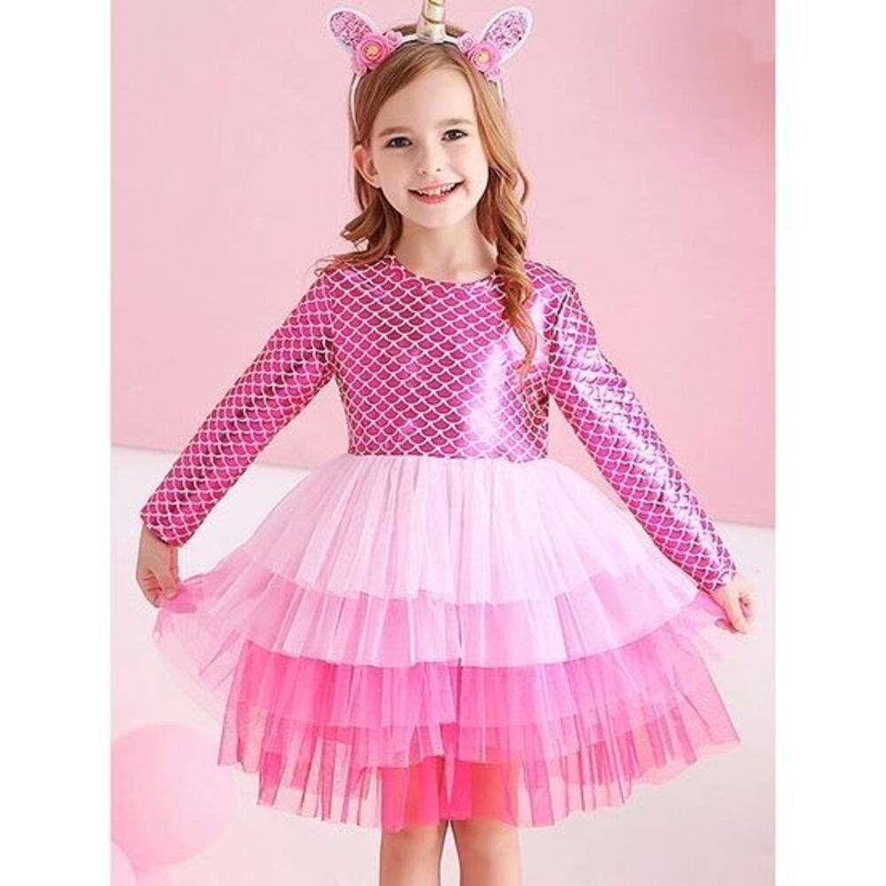 Vikita Girls 4/5 Mermaid Party Dress Costume